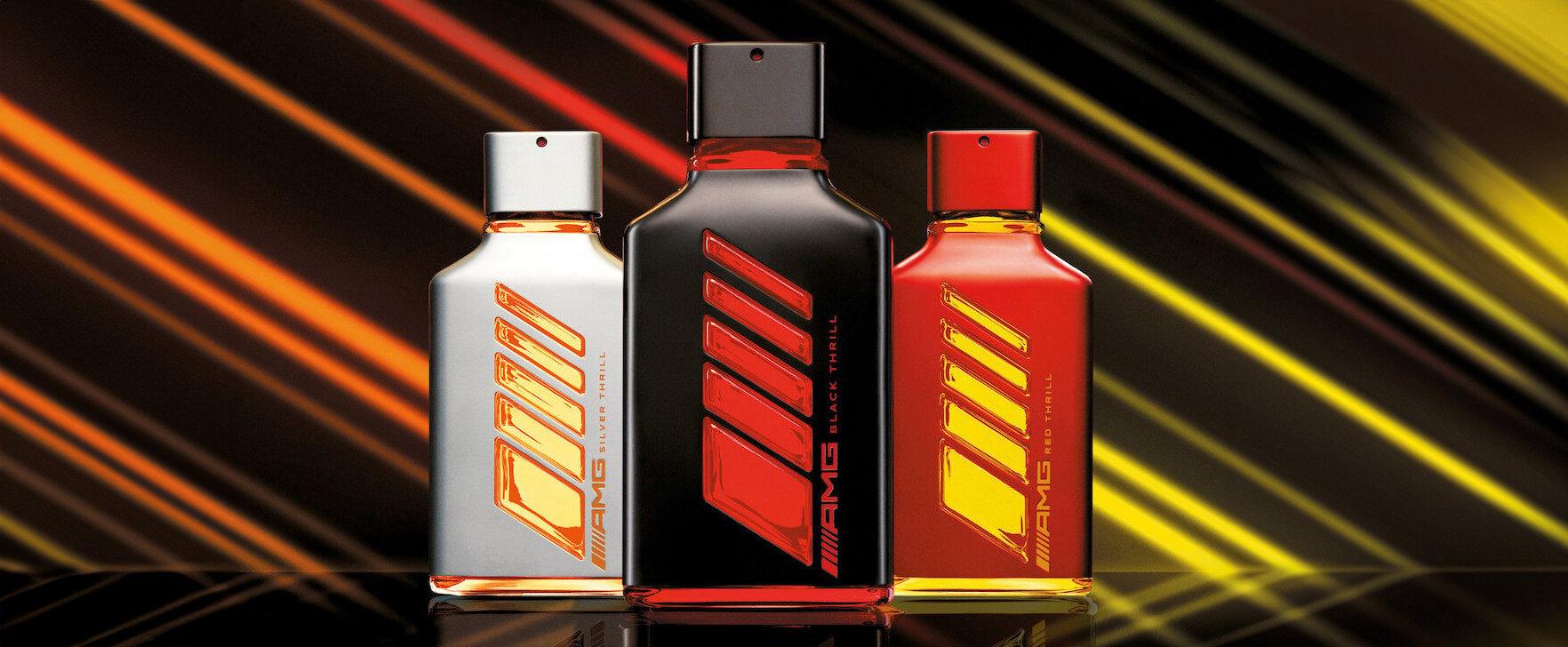 An Ode To High-Performance Vehicles: The New "Thrill" Fragrance Trilogy From AMG