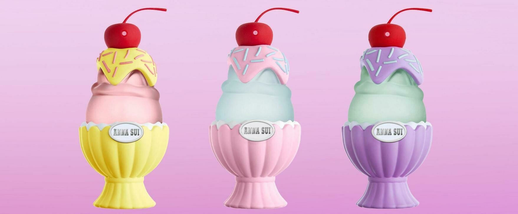 A Playful Ode to Ice Cream: The New Sundae Fragrance Range by Anna Sui