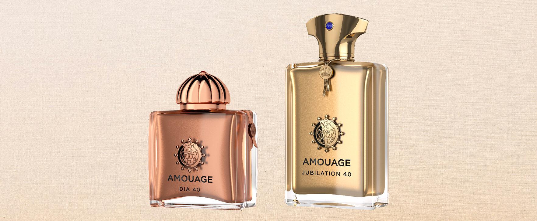"Dia 40" and "Jubilation 40": The New Extraits de Parfum From Amouage